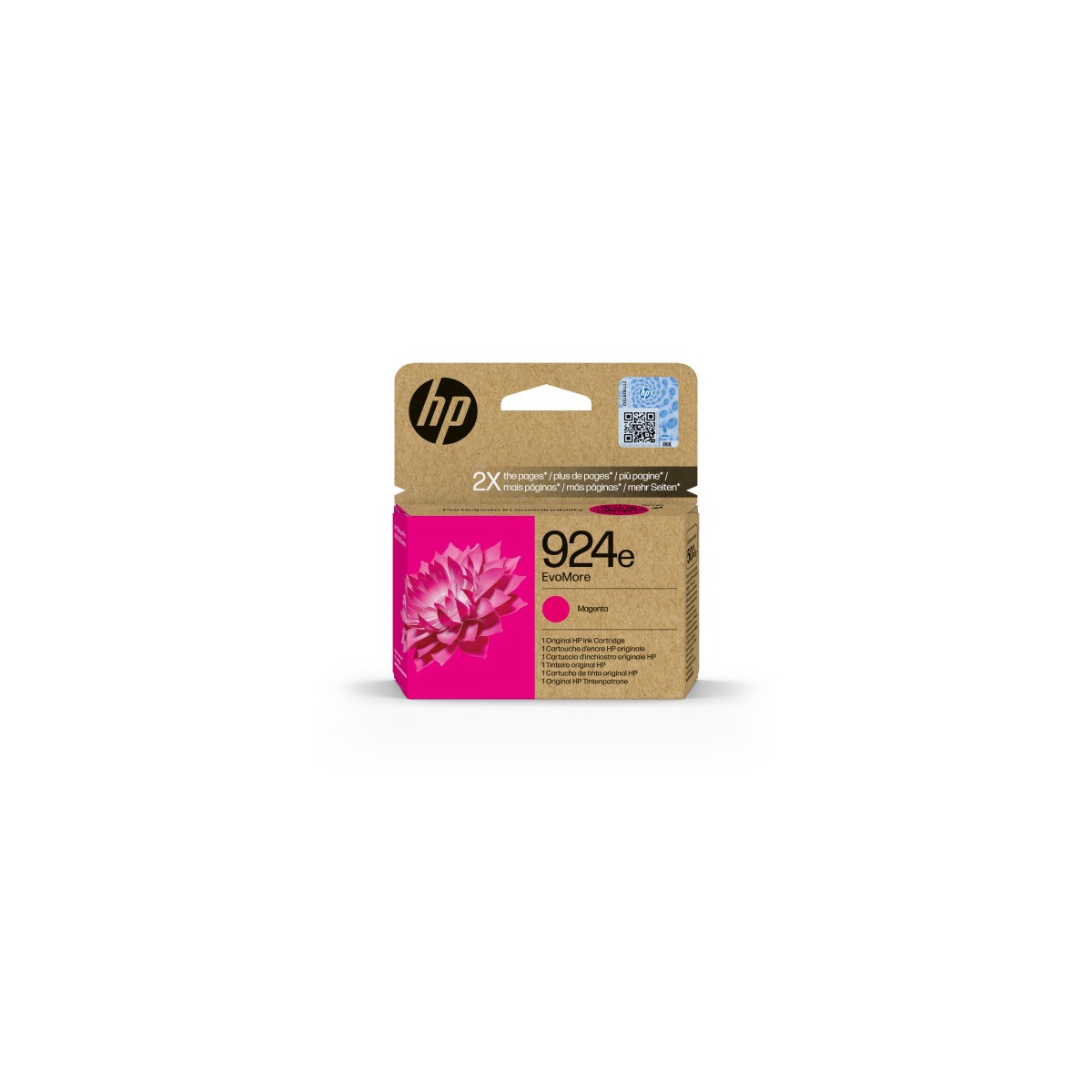 HP Cartucho de Tinta Original EvoMore 924e magenta