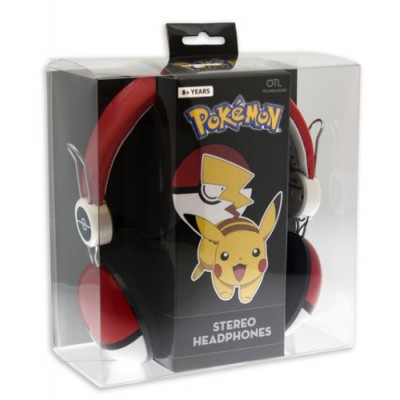 AURICULARES TWEEN FORMA POKe BALL ROJO BLANCO OTL TECHNOLOGIES PK0445