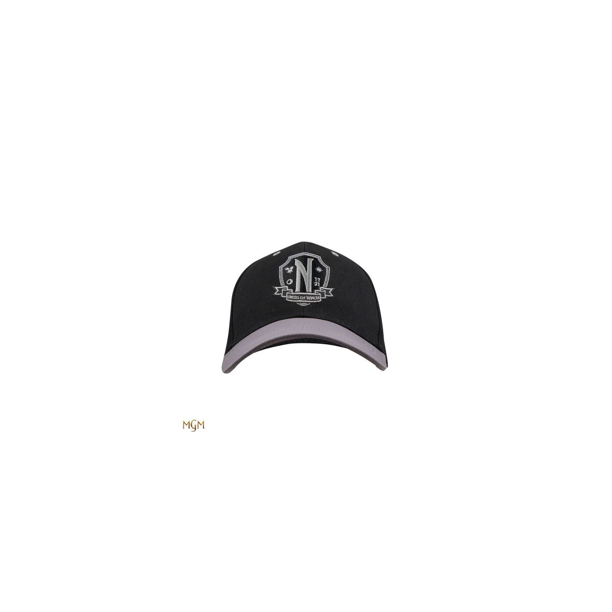 GORRA CON VISERA NEVERMORE ACADEMY NEGRA 54 60 CM CIRCUNFERENCIA CINEREPLICAS CR2671