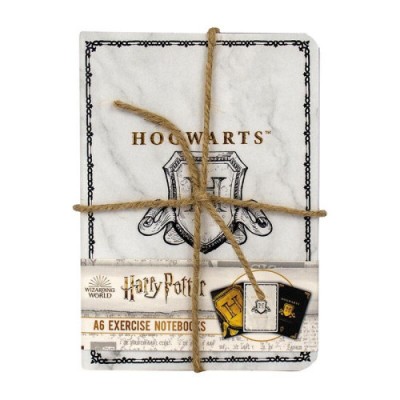 PACK DE 3 CUADERNOS A6 HARRY POTTER HOGWARTS BLUE SKY HP148444