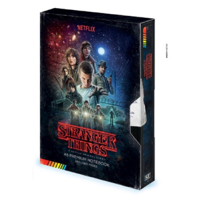 LIBRETA STRANGER THINGS VHS PYRAMID INTERNATIONAL SR72775