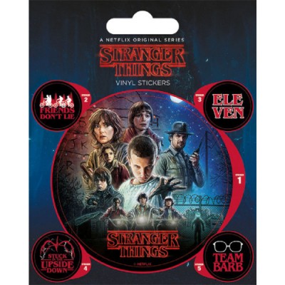 SET VINILOS STRANGER THINGS PYRAMID INTERNATIONAL PS7423