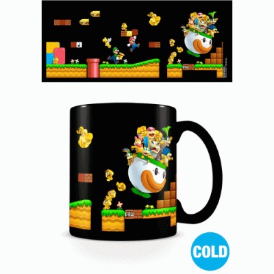 TAZA DESAYUNO CAMBIO DISENO SUPER MARIO MONEDA PYRAMID INTERNATIONAL SCMG24854