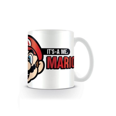 TAZA DESAYUNO SUPER MARIO ITS A ME MARIO PYRAMID INTERNATIONAL MG24845