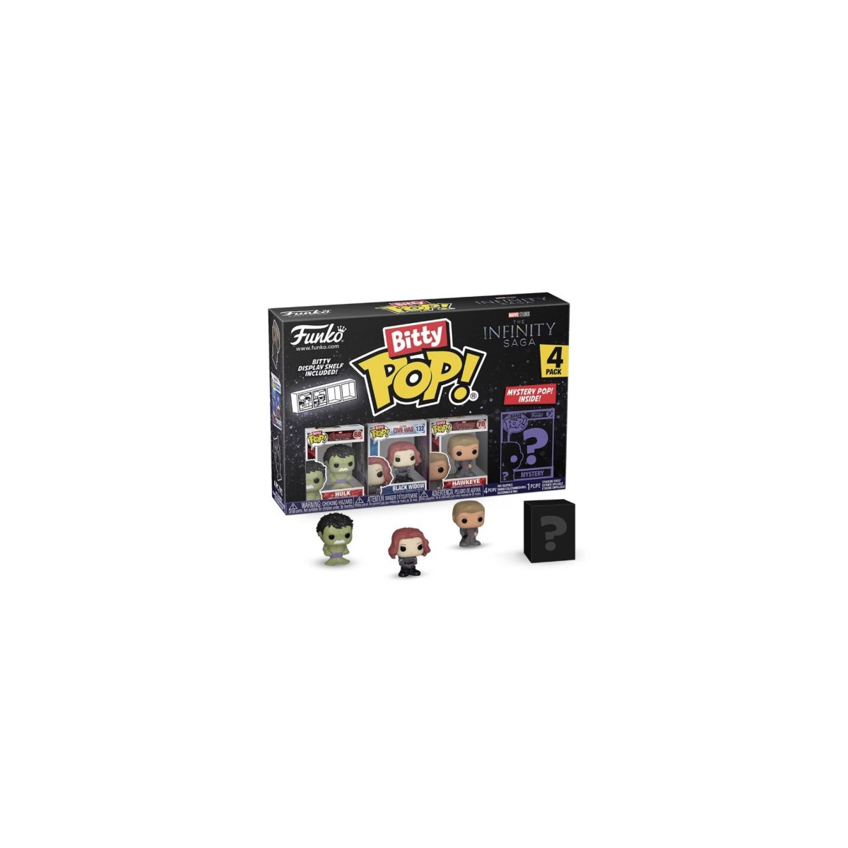 PACK MINI FIGURAS BITTY POP LOS VENGADORES CLaSICOS FUNKO BITTY POP 76997