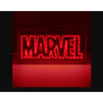 LaMPARA LED ESTILO NEoN LOGO MARVEL 15 X 30 CM PALADONE PP13125MC