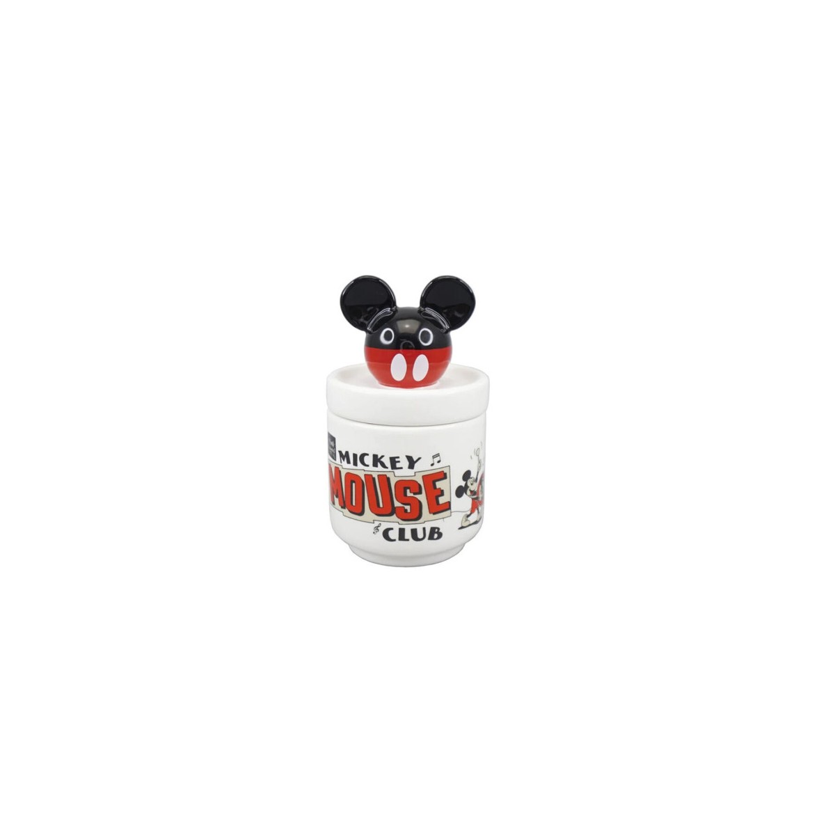 BOTE CON TAPA MICKEY MOUSE CLUB 14 CM HALF MOON BAY JARSLSDC05