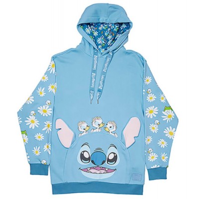 SUDADERA UNISEX CON CAPUCHA LILO STITCH PRIMAVERA S LOUNGEFLY WDLFHD0050S