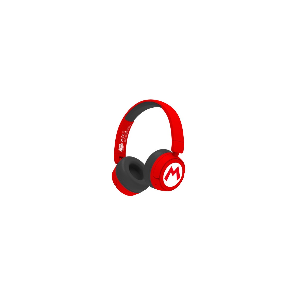 OTL Technologies Super Mario Auriculares Inalambrico y alambrico Diadema Musica USB Tipo C Bluetooth Rojo Negro