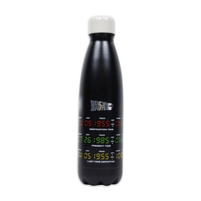 BOTELLA METaLICA REGRESO AL FUTURO TIMES 500 ML HALF MOON BAY WTRBBTTF01