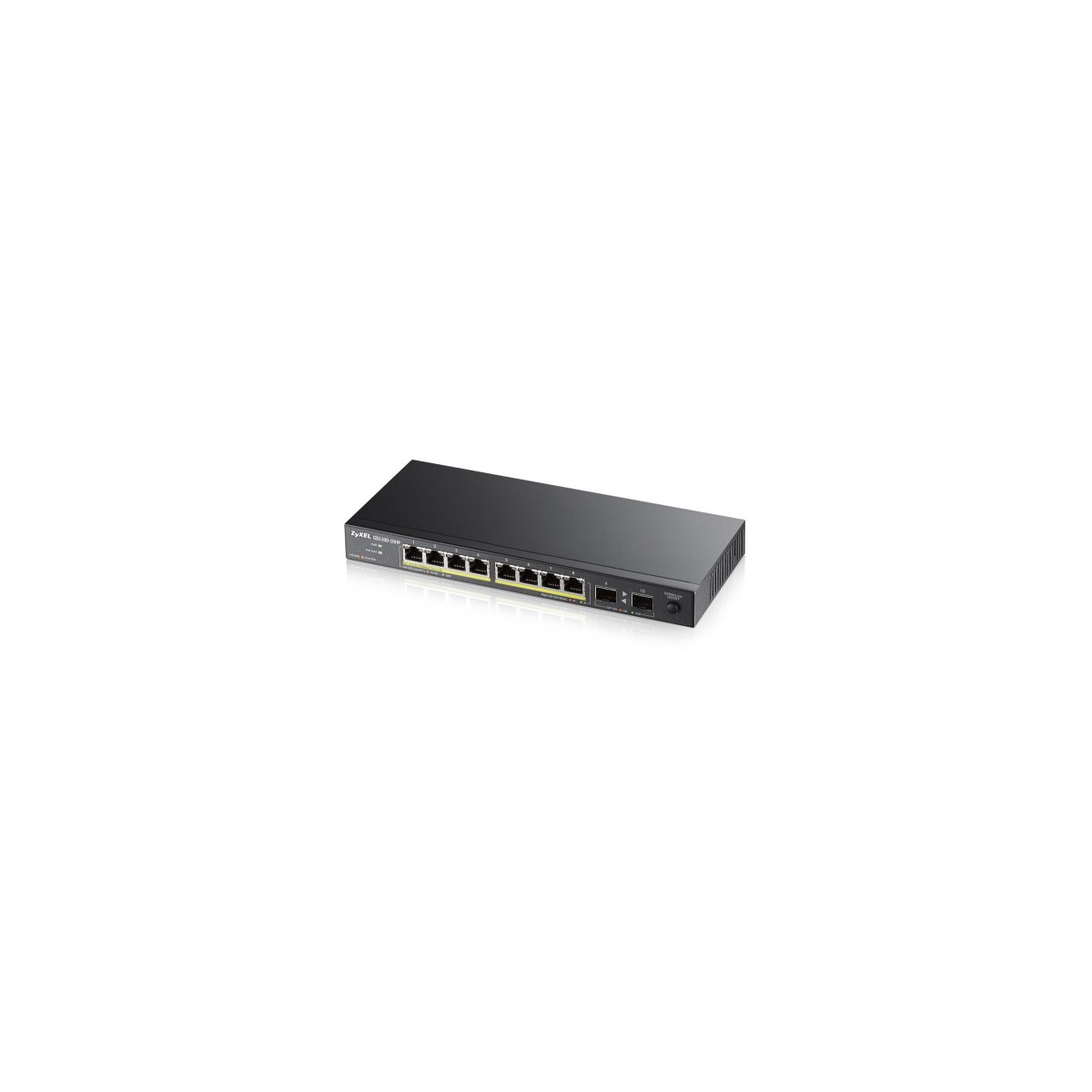 Zyxel GS1100 10HP No administrado Gigabit Ethernet 10 100 1000 Energia sobre Ethernet PoE 1U Negro