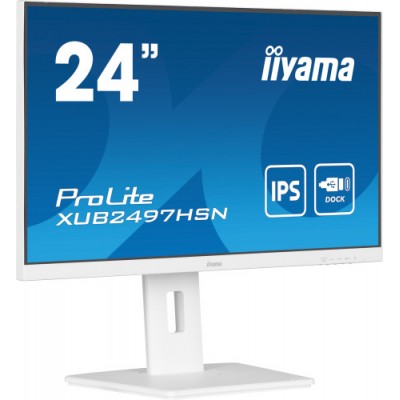 iiyama ProLite XUB2497HSN W1 pantalla para PC 605 cm 238 1920 x 1080 Pixeles Full HD LED Blanco