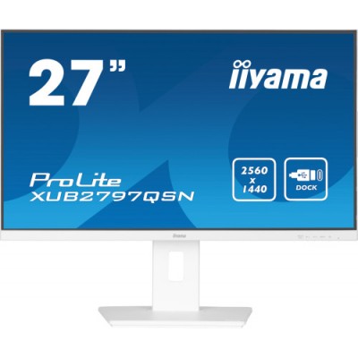 iiyama ProLite XUB2797QSN W1 pantalla para PC 686 cm 27 1920 x 1080 Pixeles Full HD LED Blanco