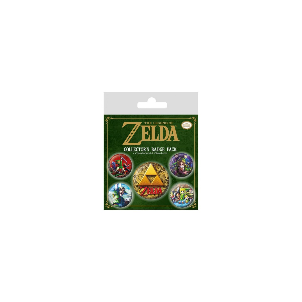 JUEGO DE CHAPAS THE LEGEND OF ZELDA CLaSICOS PYRAMID BP80644