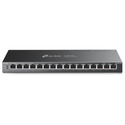 TP Link TL SG116P switch No administrado Gigabit Ethernet 10 100 1000 Negro