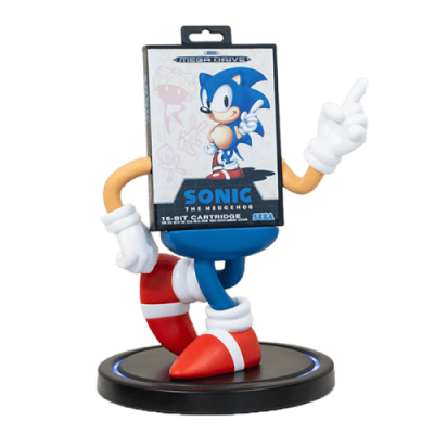 CARGADOR PUERTO INALaMBRICO POWER IDOLZ SEGA SONIC RUBBER ROAD NS3145