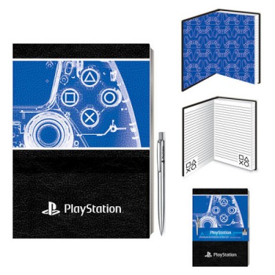 CUADERNO PREMIUM A5 CON BOLiGRAFO PLAYSTATION 21 X 15 CM PYRAMID SR74120