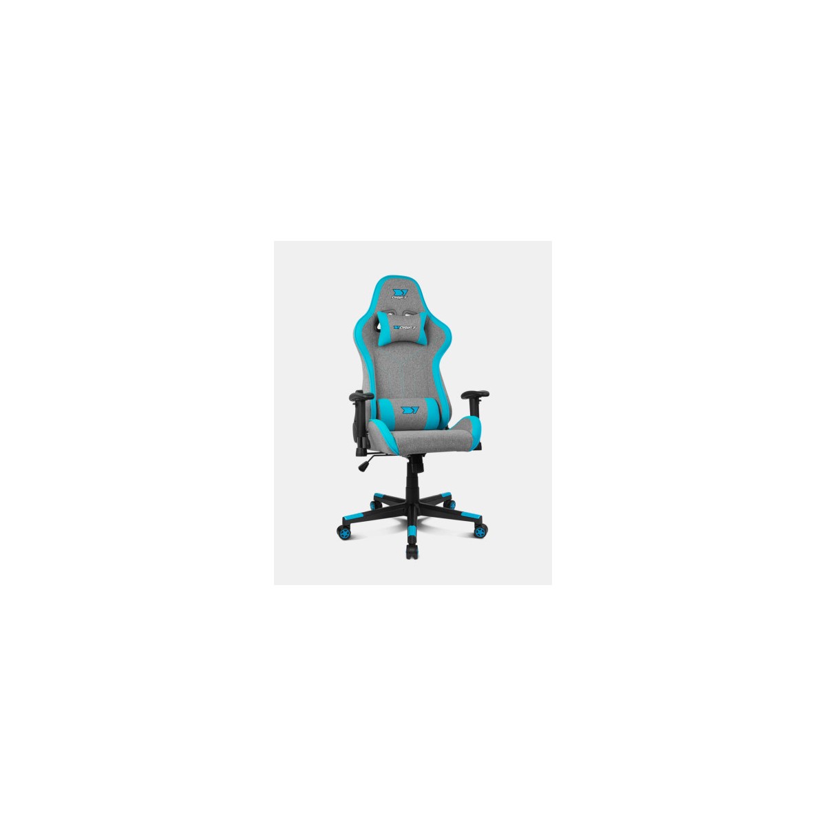 DRIFT DR90 PRO Silla para videojuegos de PC Asiento acolchado Azul Gris