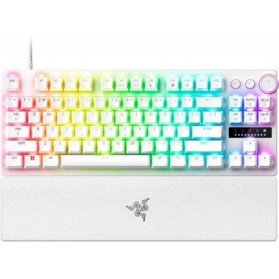 TECLADO RAZER HUNTSMAN V3 PRO USA TENKEYLESS BLANCO RZ03 04981700 R3M1