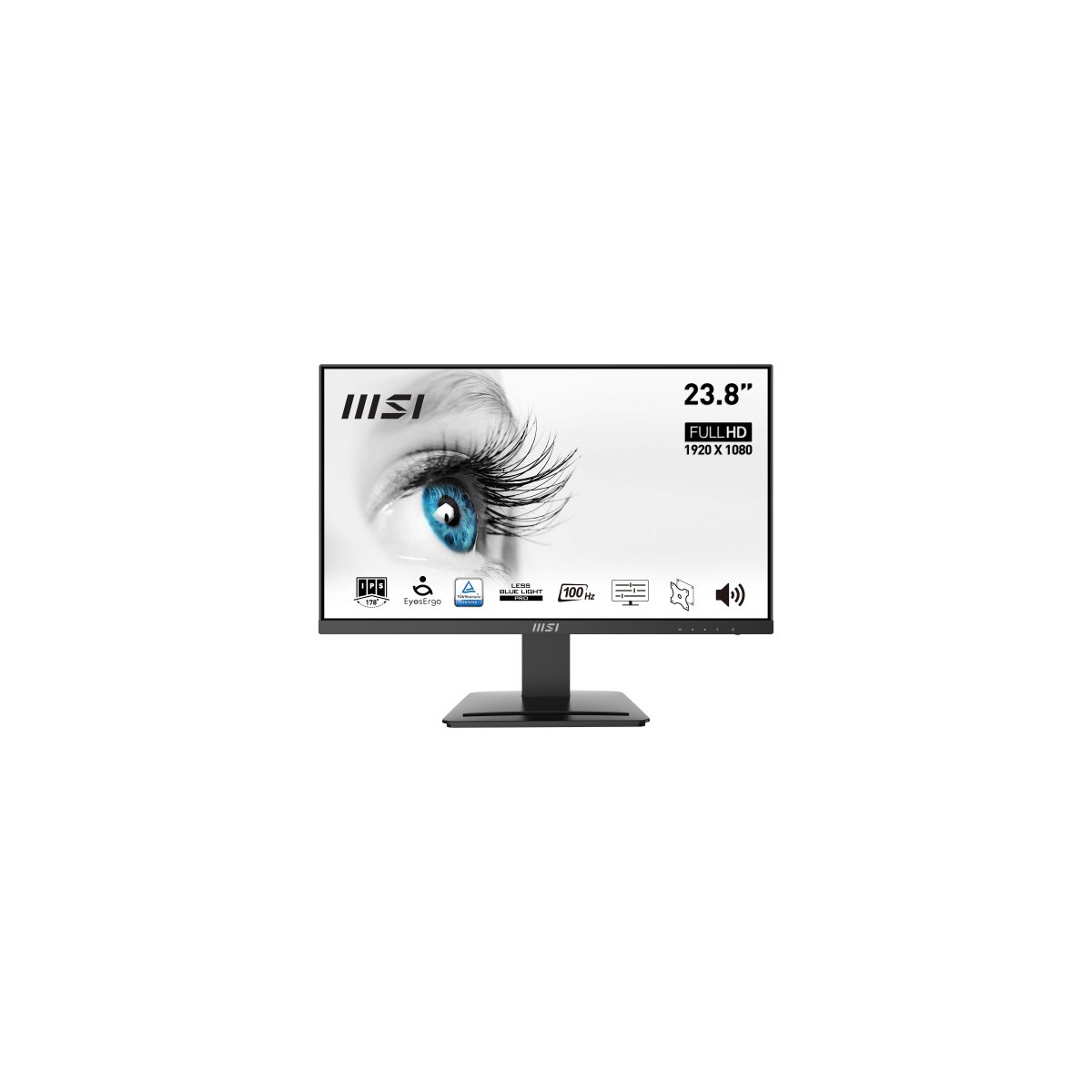 MSI Pro MP243X pantalla para PC 605 cm 238 1920 x 1080 Pixeles Full HD Negro