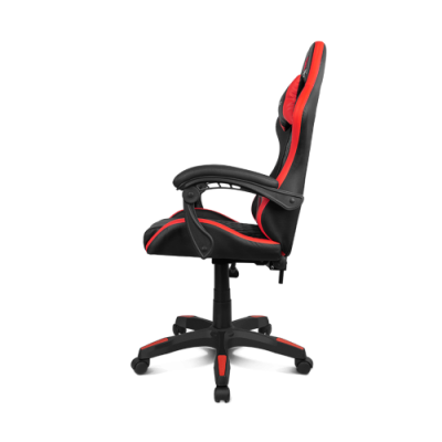 DRIFT DR35BR silla para videojuegos Silla para videojuegos de PC Asiento acolchado Negro Rojo