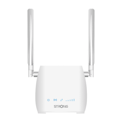 Strong 300M router inalambrico Ethernet rapido Banda unica 24 GHz 4G Blanco