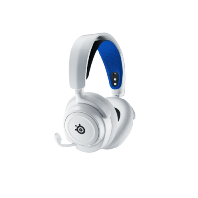 Steelseries ARCTIS NOVA 7P WHITE Auriculares Inalambrico Diadema Juego Bluetooth Azul Blanco