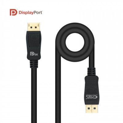 Nanocable 10152501 cable DisplayPort 1 m Negro