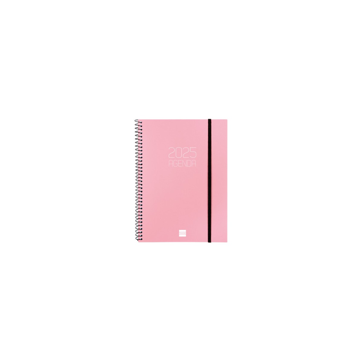 AGENDA 2025 BASIC OPAQUE E10 155X212MM SEMANA VISTA HORIZONTAL ROSA FINOCAM 742764525