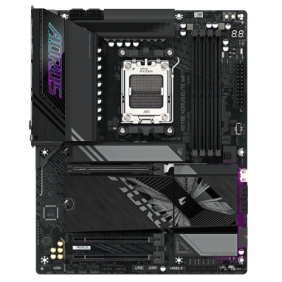 GIGABYTE Placa base X870E A ELITE WIFI7 Compatible con CPUs AMD Ryzen 9000 VRM digital de 1622 fases hasta 8000MHz DDR5 OC 4xPC